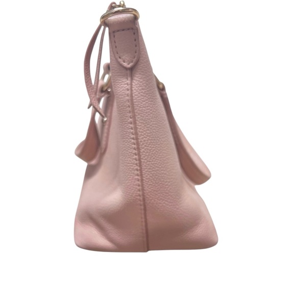 Kate Spade Women's Pink Larchmont Avenue Evangelie Leather Small Penny Satchel - Picture 3 of 16